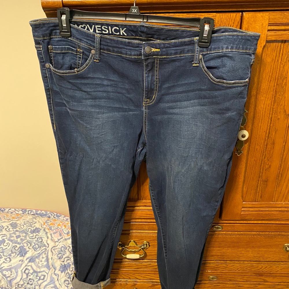 Lovesick skinny jeans size 20 short
